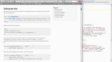 WordPress Tutorial: Pagination Code Snippet 1/2 [HTML2WP screencast]