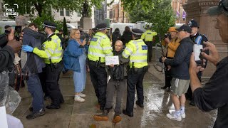 Third week of defiance over government proscription of protest group