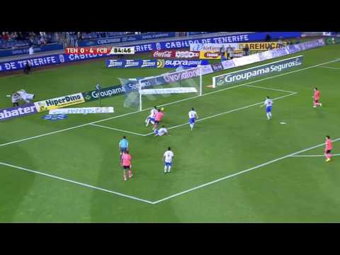 Tenerife vs FC Barcelona 0-5 2nd half goals Messi, Luna (og) (10/01/10) HQ