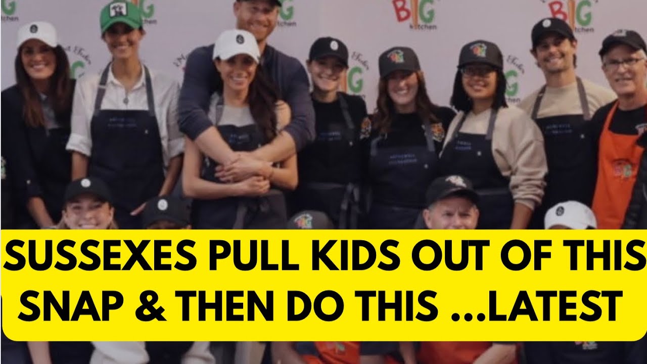 SUSSEXES PULL KIDS OUT OF PICTURE & EXPLAIN THIS LATEST #meghan #