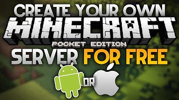 CREATE A FREE SERVER for MCPE - Android & iOS (NO JAILBREAK) - Minecraft PE (Pocket Edition)