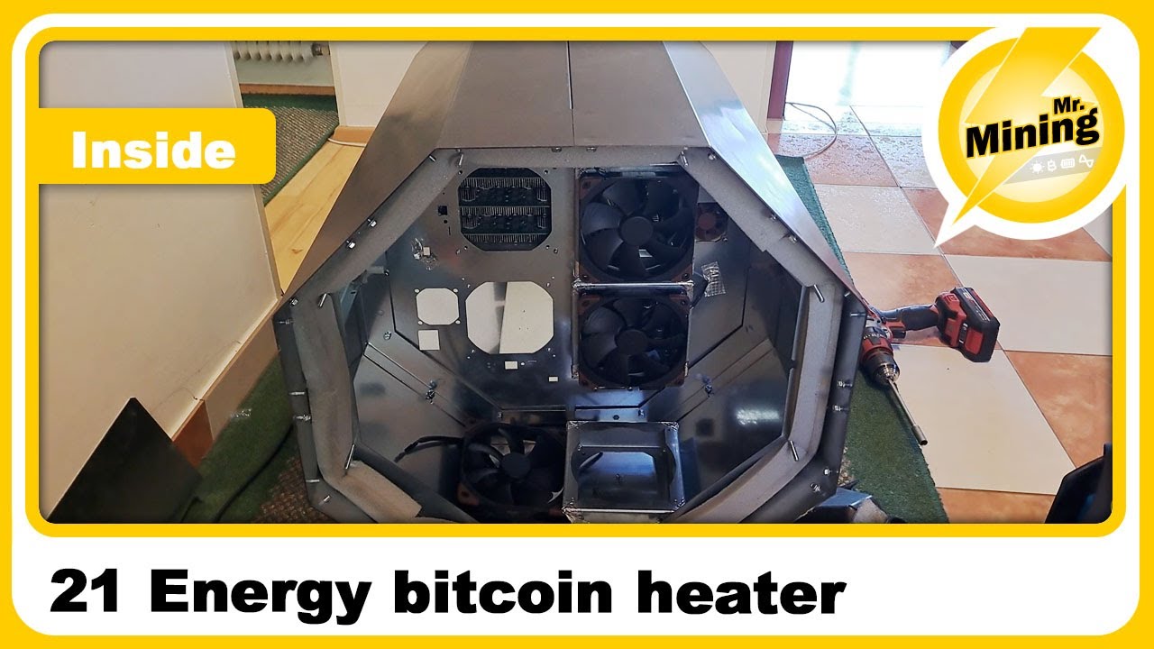 inside the 21 Energy bitcoin heater. Wer braucht das Gehäuse für Upgrade 😉