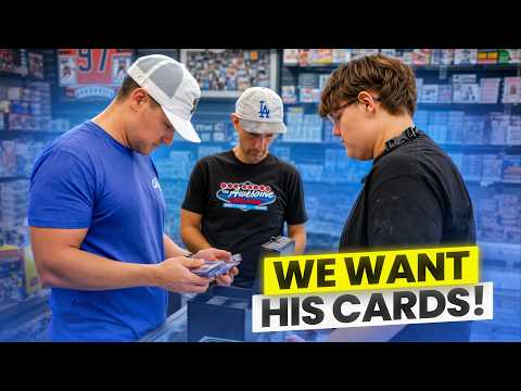 He DOES NOT want to SELL HIS CARDS?