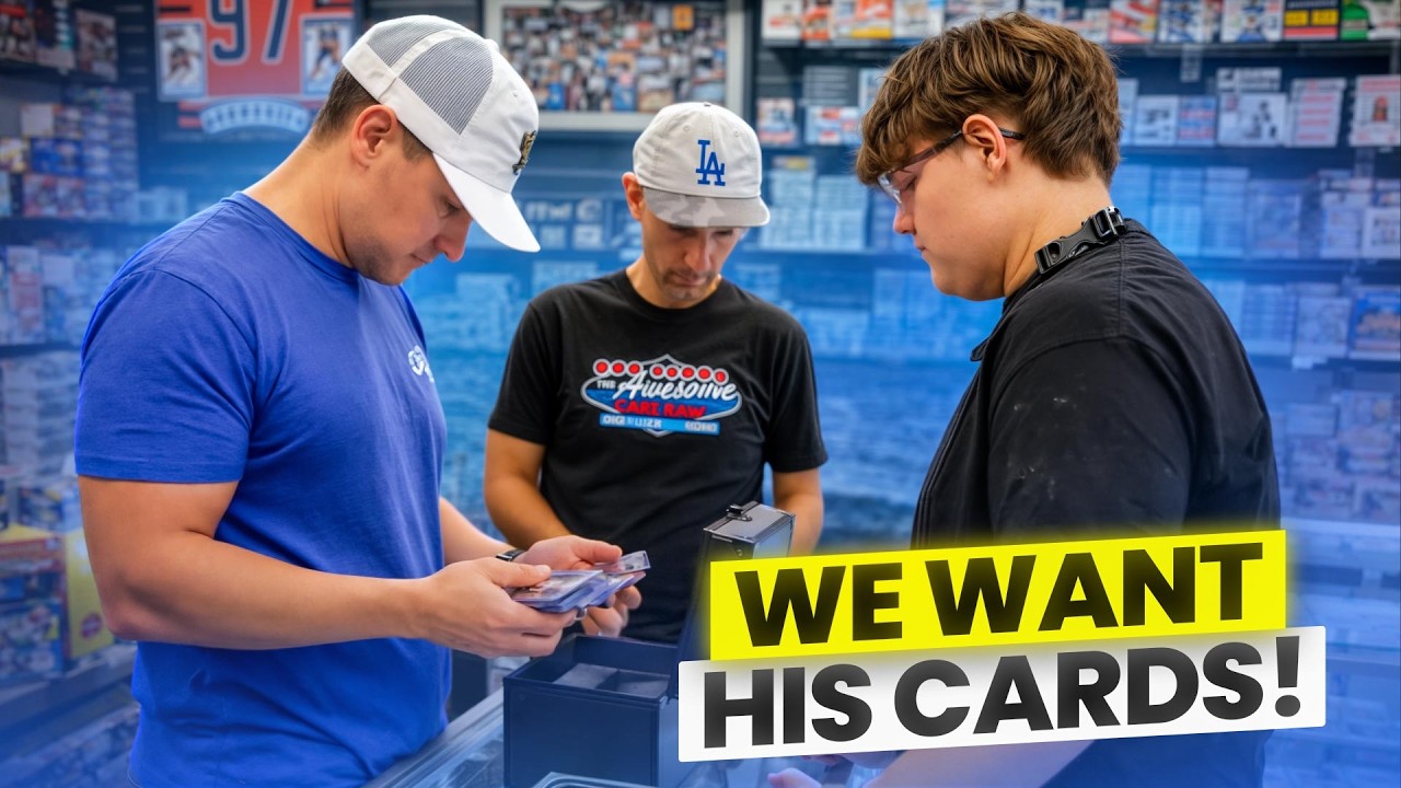 He DOES NOT want to SELL HIS CARDS?