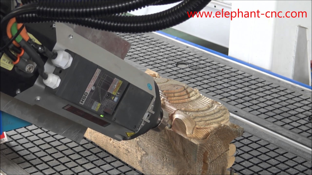 Blue Elephant 1325 ATC 4 axis CNC Router  machine for Wood Carving and Engraving