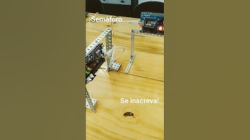 Semáforos programados! #robotica #criatividade #inovação #semaforo#automação #programação #segurança