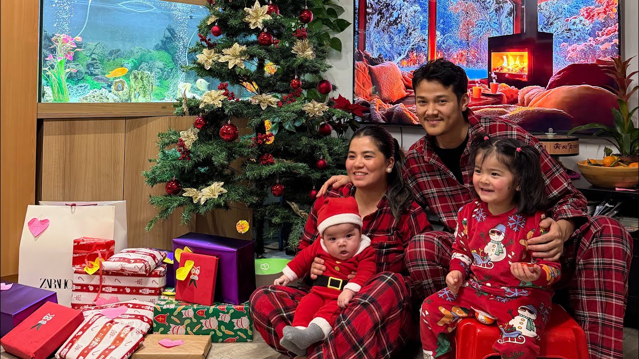 Празднование Рождества с моей семьей 🫶🏻 #тибетскийблогер #Бельгия #семейноевремя