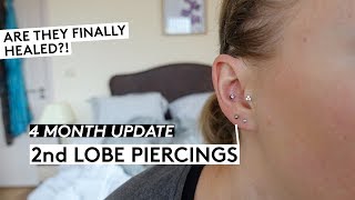2Nd Lobe Piercing Update 4 Month Update