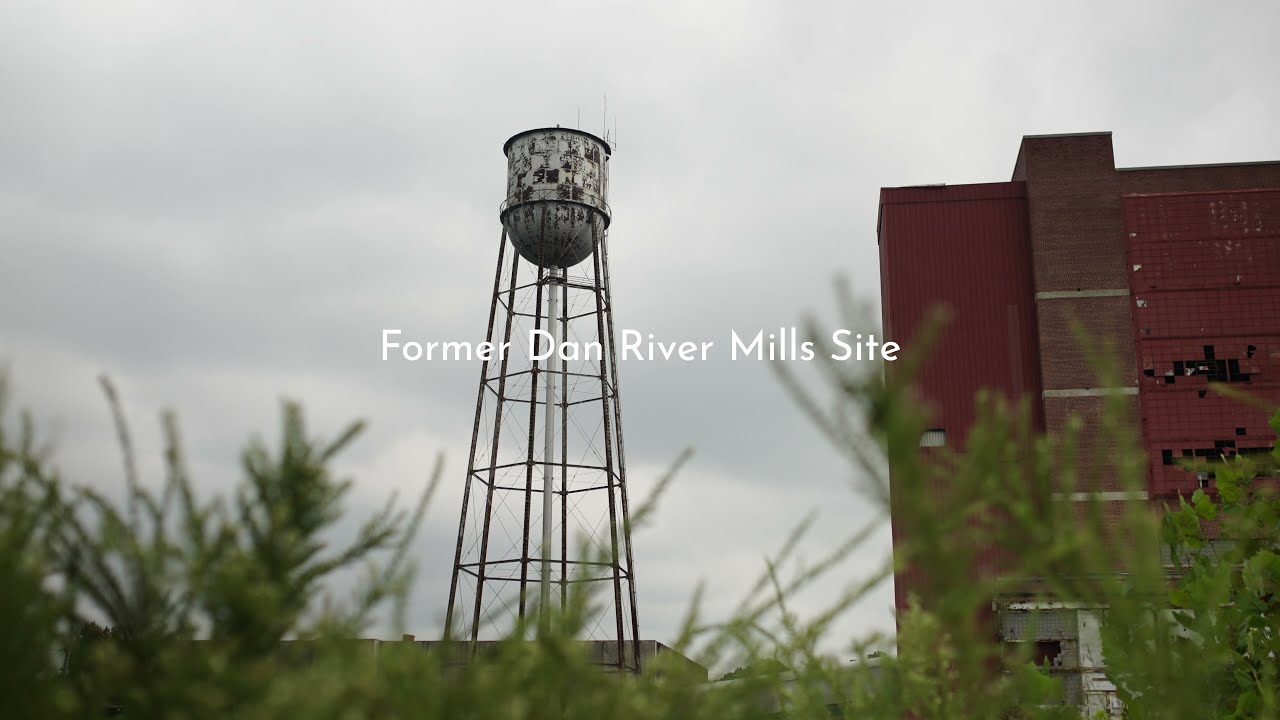 Former Dan River Mills Water Tower Demolition DH Griffin Wrecking