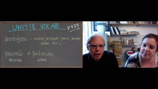 Learn Ancient Greek: 105_Unit 18 Vocabulary