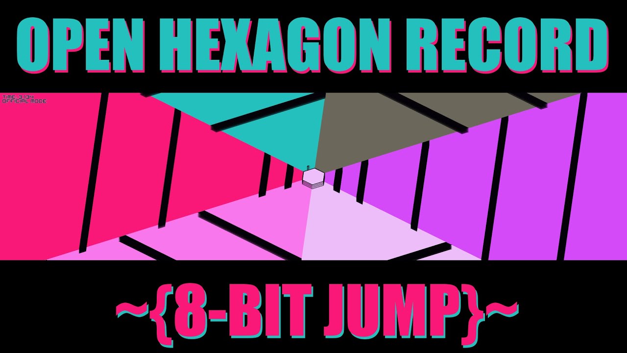 Open Hexagon: 8-Bit Jump (X1) 169 sec, BoshyTime [world record] - YouTube