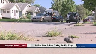 Police Tase Driver During Traffic Stop