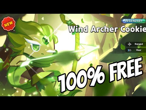 HOW TO GET LEGENDARY WIND ARCHER COOKIE FOR 100% FREE!! 😲 - YouTube