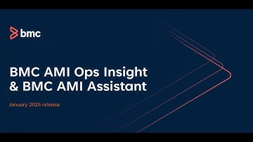 BMC AMI Ops Insight 2.5, January 2025 release