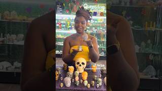 The skull has many meanings, here’s some you may connect with. #crystalshapes #shorts #skulls