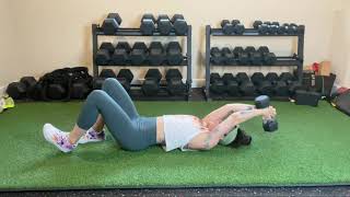 Glute Bridge with Dumbbell Pull Over Profile