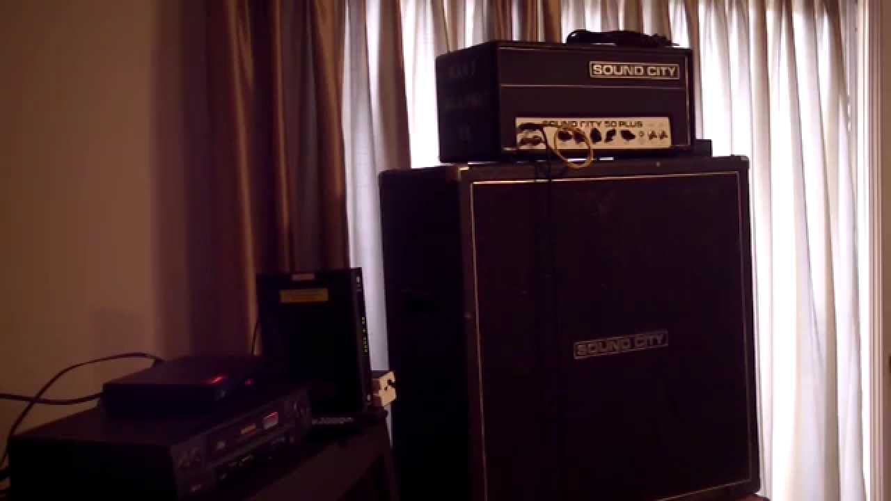 Sound City Quickie Modded 50 L412 Cabinet Youtube