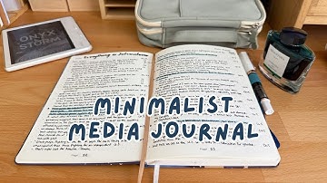 My Media Journal for Reflective Reading + Film Reviews