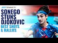 Best Shots & Rallies as Lorenzo Sonego STUNS Djokovic! | Vienna 2020 Quarter-Finals