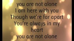 Michael Jackson - You Are Not Alone. (Lyrics).  - Durasi: 5:49. 