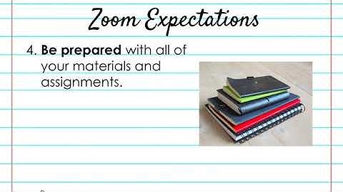 Zoom Expectations
