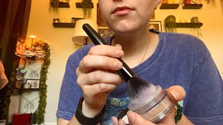 ASMR Lofi Doing Your Makeup | Long Video, Lots of Rummaging, Brushing, Soft Spoken screenshot 1