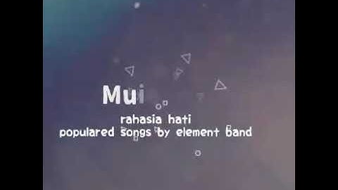 Rahasia Hati - element band live from japan