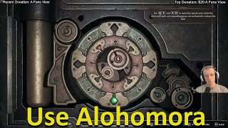 Use Alohomora to open the Faculty Tower Door Hogwarts Legacy Content