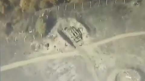 Azerbaijani loitering munition strike on an Armenian 2P25 2K12 Kub air defense system