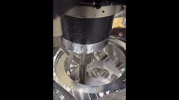 A shaped part! The six-axis CNC machining center is working!