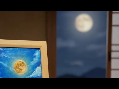 美術 夜空油絵 孤独 風景絵画 空・月・星の絵 Artmeter