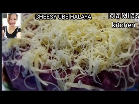 How To Make Ube Halaya Using Purple Sweet Potatoes Youtube