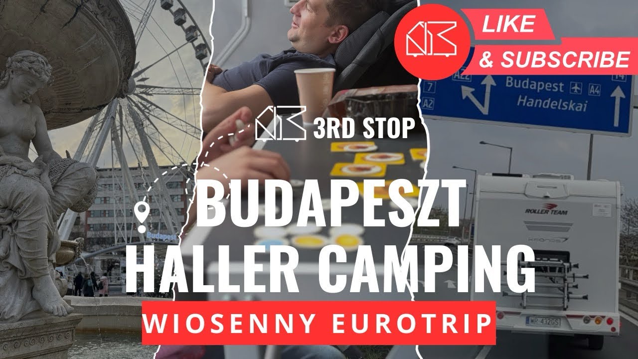 Kemping Haller camping Budapeszt. Węgierskie langosze w Budapeszcie. Kamperem do Budapesztu. Kamper