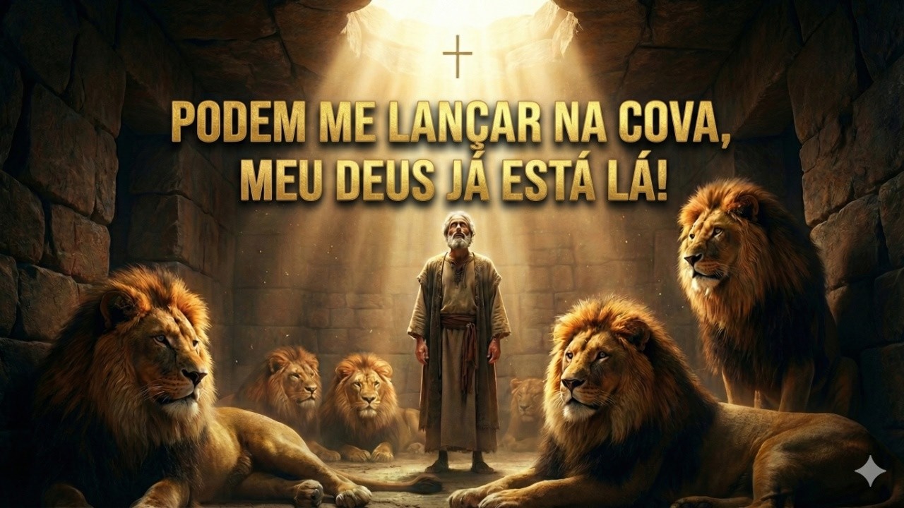 Podem me lançar na cova, meu Deus já está lá!  (Louvor Profético de Daniel)