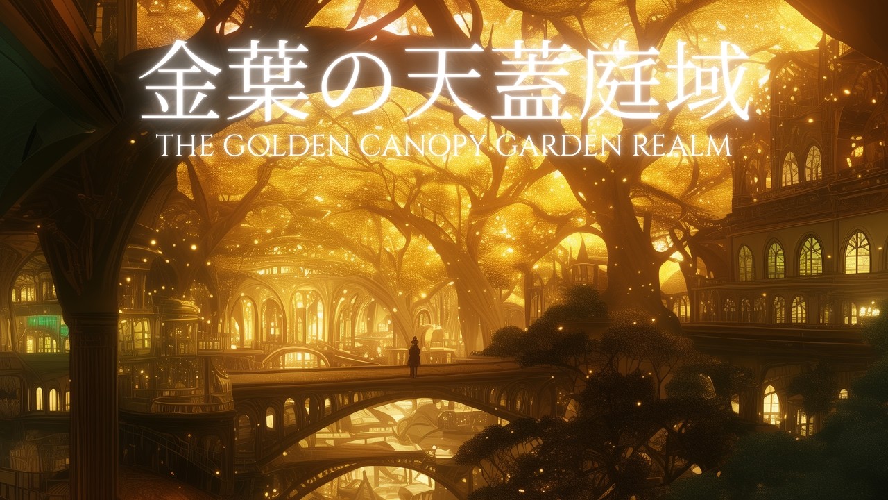 【異世界ケルト音楽】金葉の天蓋庭域┃The Golden Canopy Garden Realm《60min》【リラックス/作業用BGM】