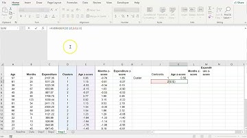 K means Clustering Demo in Excel Part1