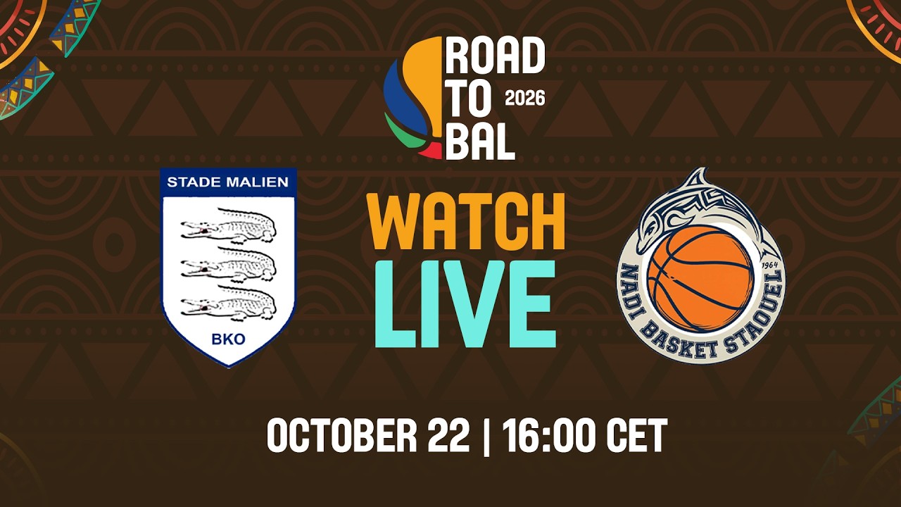 LIVE -Stade Malien v Nadi Basket Staoueli | Africa Champions Clubs ROAD TO B.A.L. 2027 | Group Phase