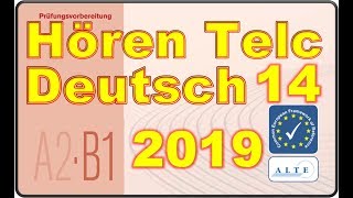 Modelltest (14) A2-B1 Hören Deutsch 2019