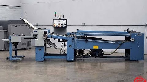 MBO B26 4-Fold Continuous Feed Paper Folder