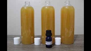 Liquid Soap Making for Beginners, Castile soap, DIY Liquid soap - Hot process soap - Step by Step