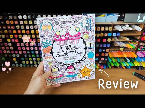 CUTE COLORING BOOK! ✨ Full Tour: A Million Sweet Things (Lulu Mayo) 🎨