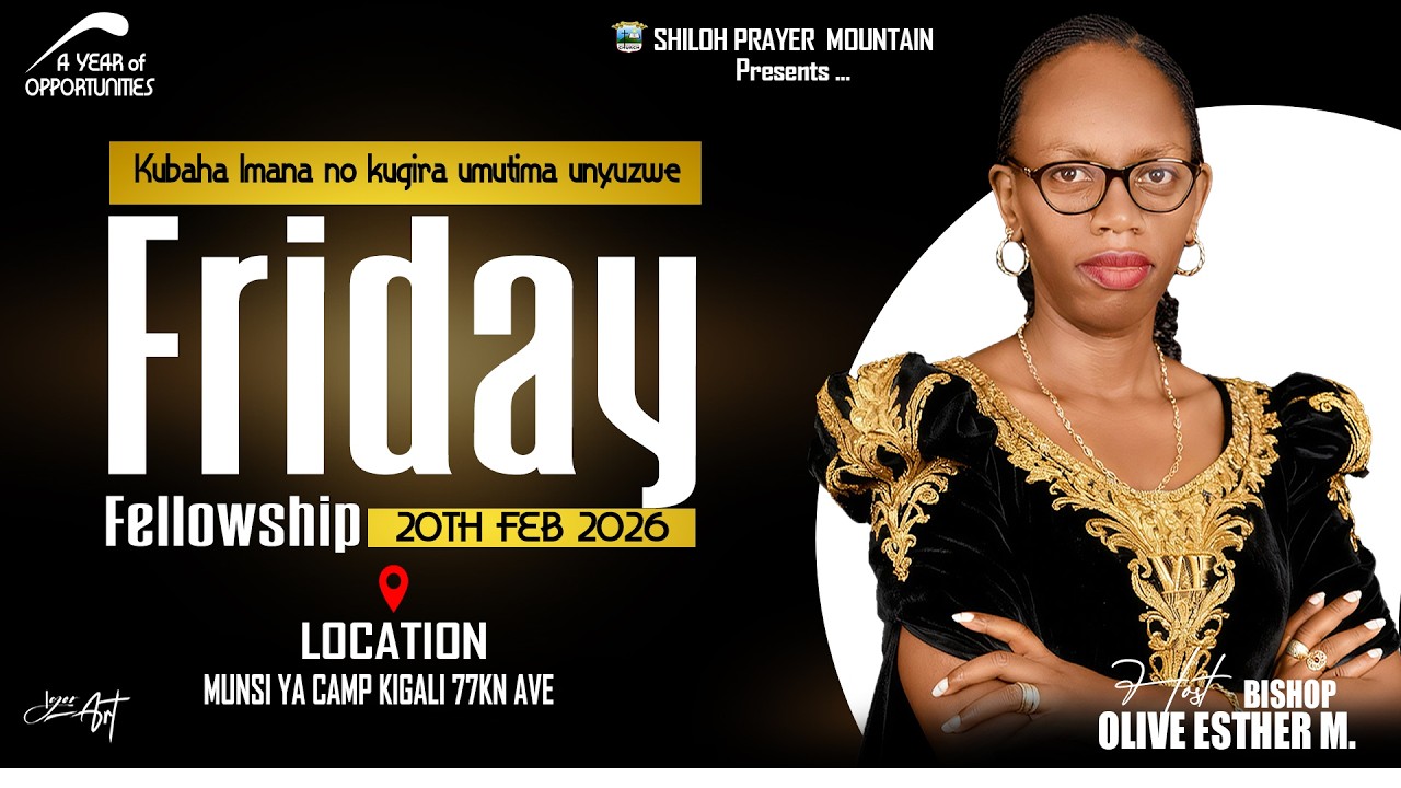 🔴LIVE: FRIDAY FELLOWSHIP WITH BISHOP OLIVE ESTHER MUREKATETE// 20 -02- 2026