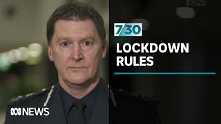 'Small minority' not complying with lockdown rules says Victoria Police | 7.30