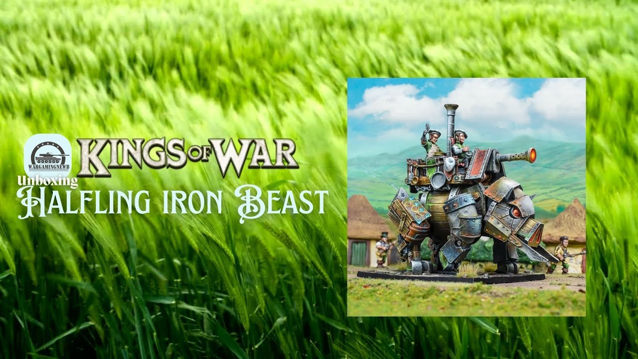 Unboxing Mantic Games Kings of War Halfling Iron Beast 