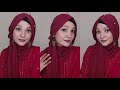 Hijab tutorial with earrings 2024