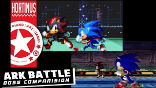 ✪ Sonic vs Shadow Ark Battle Comparison ✪