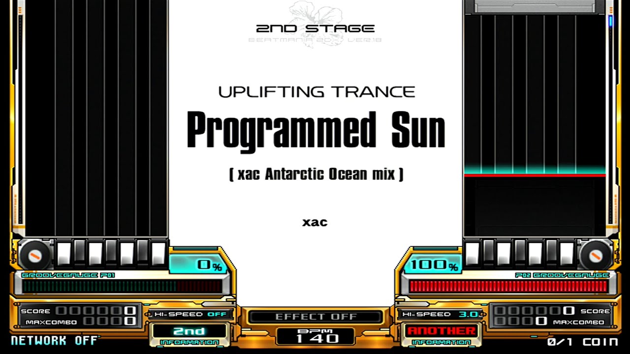 Programmed Sun [xac Antarctic Ocean mix] / SP ANOTHER / beatmania IIDX ...