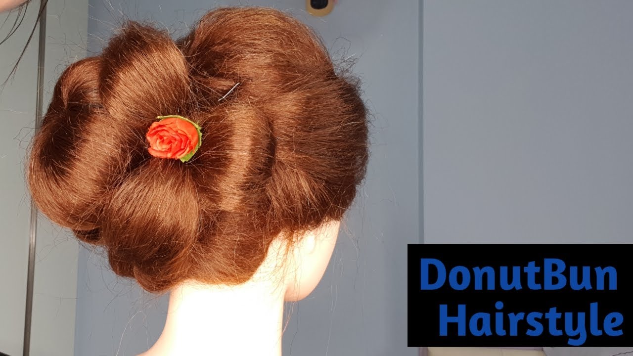Simple quick & easy Indian/western style gorgeous bun ...