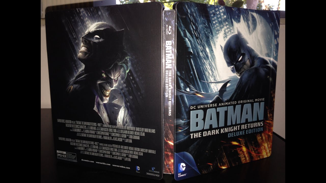 The Dark Knight Returns Deluxe Edition Steelbook Unboxing