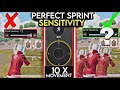 Insane Sprint Sensitivity Boost 🔥 Pro Players Secret! | perfect sprint sensitivity in 2026 |